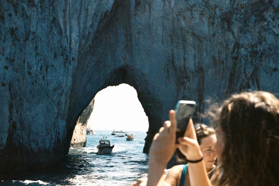 Sorrento: Capri and Blue Grotto Yacht Tour with Snorkeling - Swimming near Marina Piccola