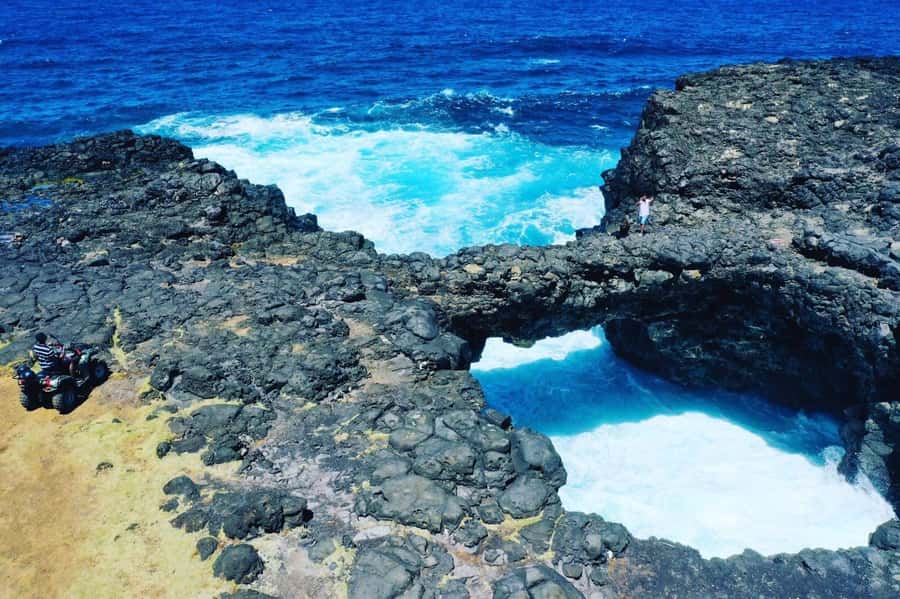 South Of Mauritius Quadbike and Snorkeling Blue Bay - Blue Bay by Glass-Bottom Boat