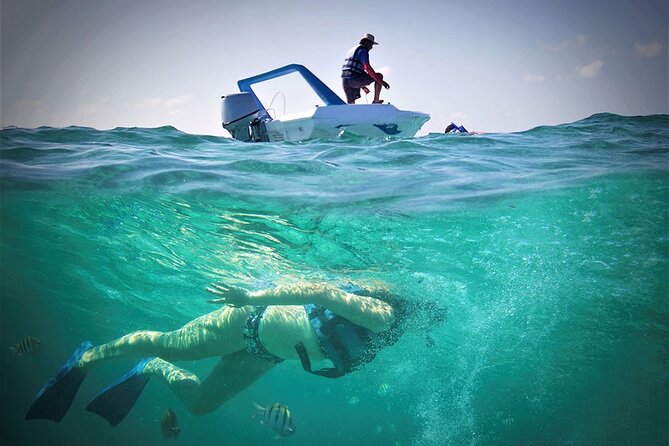 Speed Boat & Snorkel Tour with transportation ( only Cancun zone area) - Weather is part of the decision