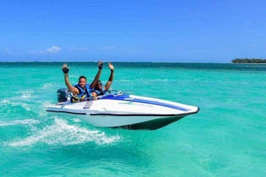 Speedboat Adventure and Snorkeling from Punta Cana - Taking the controls off Bávaro’s coast