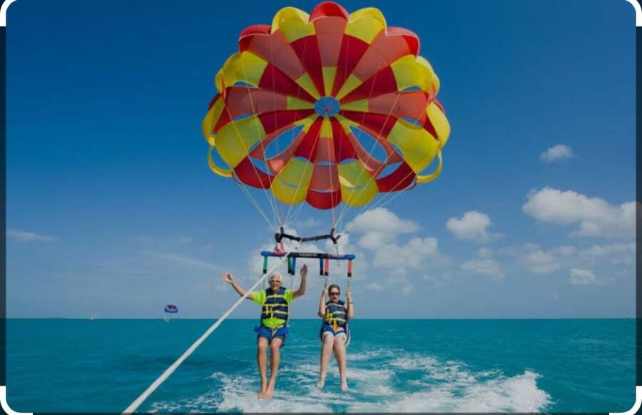 Speedboat,Parasailing, Snorkeling & Piece Of Paradise Island - A Red Sea day built around four different views