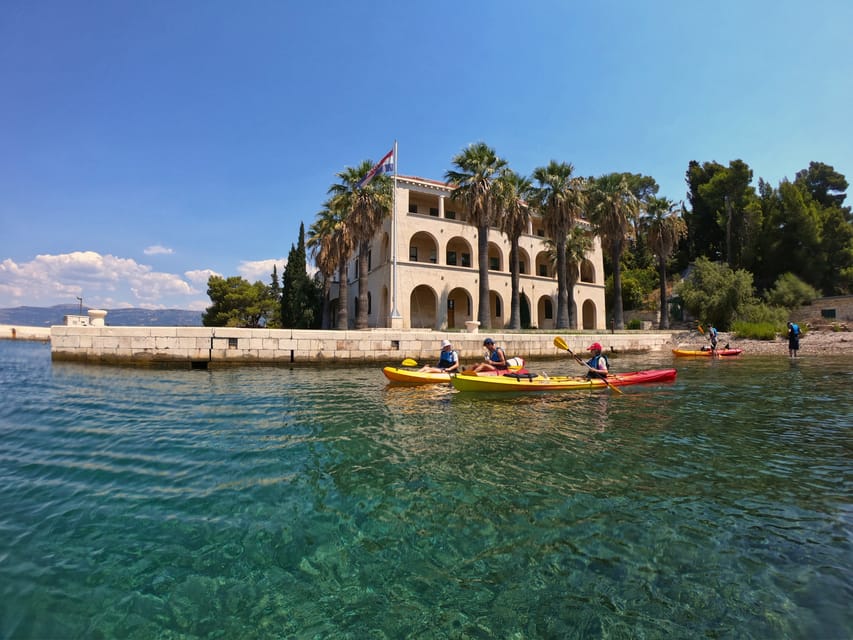 Split: Guided Sea Kayaking Tour with Snorkeling - The beach stop: swimming, snorkeling, and cliff jumping