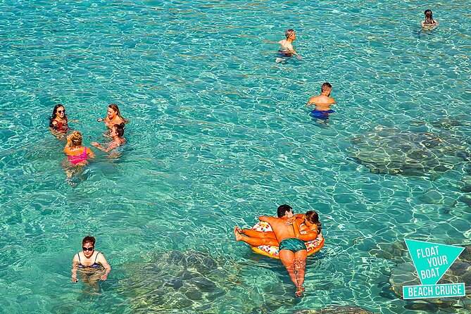 Sunset Beach Hopping Cruise, Cala Comte and Cala Bassa, SUP and snorkelling - The best parts of the cruise at a glance