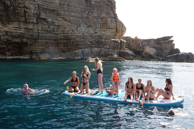 Sunset Beach Tour 3 HS all Inclusive ( Paddle boards , Kayaks & Snorkeling) - Cala Comte and the best coastal views