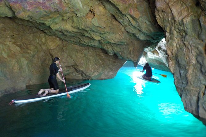 SUP Tour in Algarve Ingrina Caves w/ Snorkeling & Photos Included - The $63.08 price and what you receive