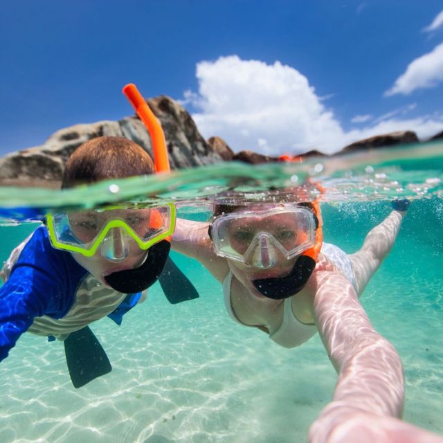 Tavolara, Snorkeling in the Marine Park - Molara’s pools and hundreds of small fish