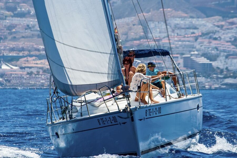Tenerife: Sailboat Tour Whale Watching Food and Snorkeling - Sandwiches, cake, and drinks on board