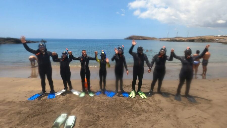 Tenerife: Snorkeling Tour in a Marine Protected Area - Walking in from the beach