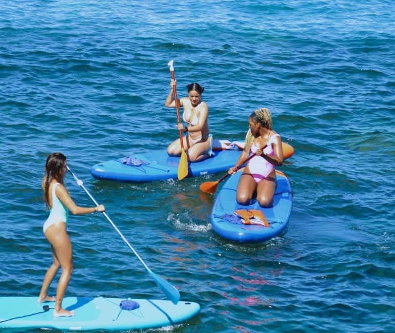 TENERIFE SUR | unforgettable SUP - SNORKELING EXPERIENCE - Paddling Away From Tenerife’s Resort Strip