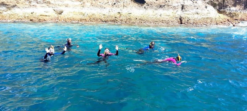 Terceira Island: Ilhéu das Cabras Boat Tour + Snorkeling - Thirty minutes among fish and volcanic rock