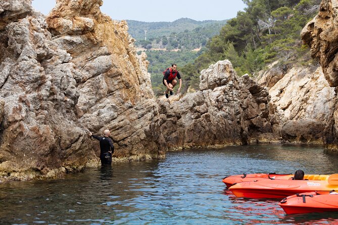 Tossa de Mar: Kayak & Snorkel Tour with Paella from Barcelona - The Camí de Ronda viewpoint