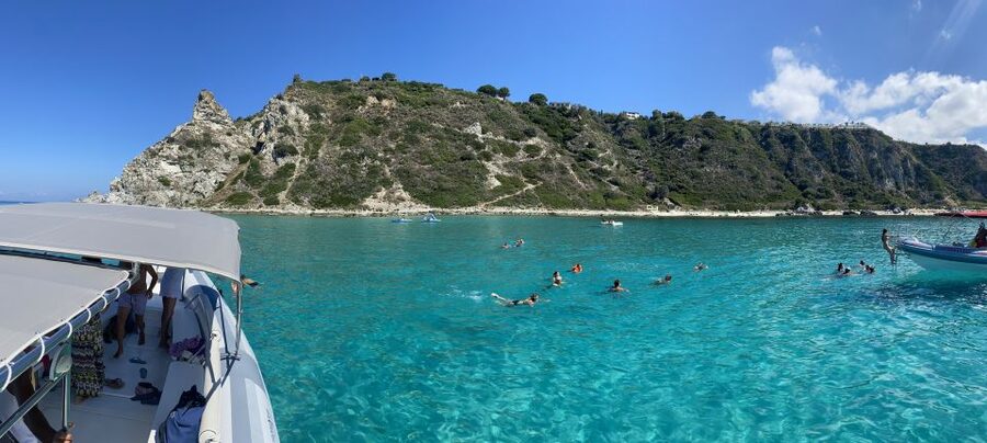 Tropea: Capo Vaticano Boat Trip with Snorkeling & Drink - The Blue Grotto and Grotta del Palombaro