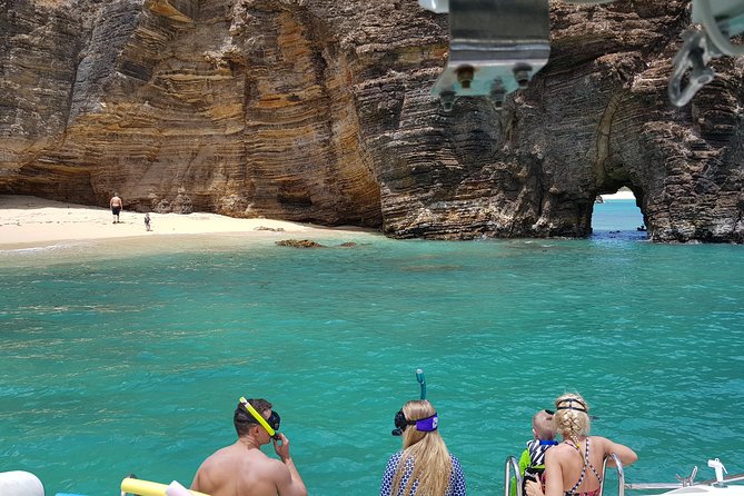 Tropical Catamaran Snorkeling & Sailing - Sailing along the leeward coast