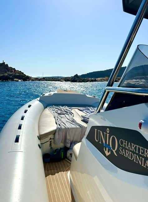 Villasimius 3,5 hr Marine Park tour with snorkeling & drinks - A comfortable Capelli Tempest 900, not a cramped speedboat